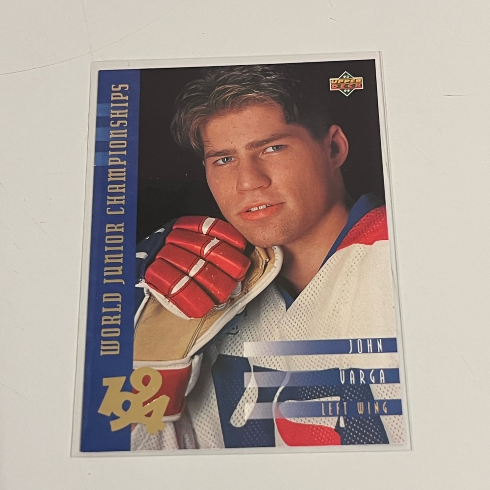 🏒 1993-94 Upper Deck John Varga #559 – Team USA Rookie